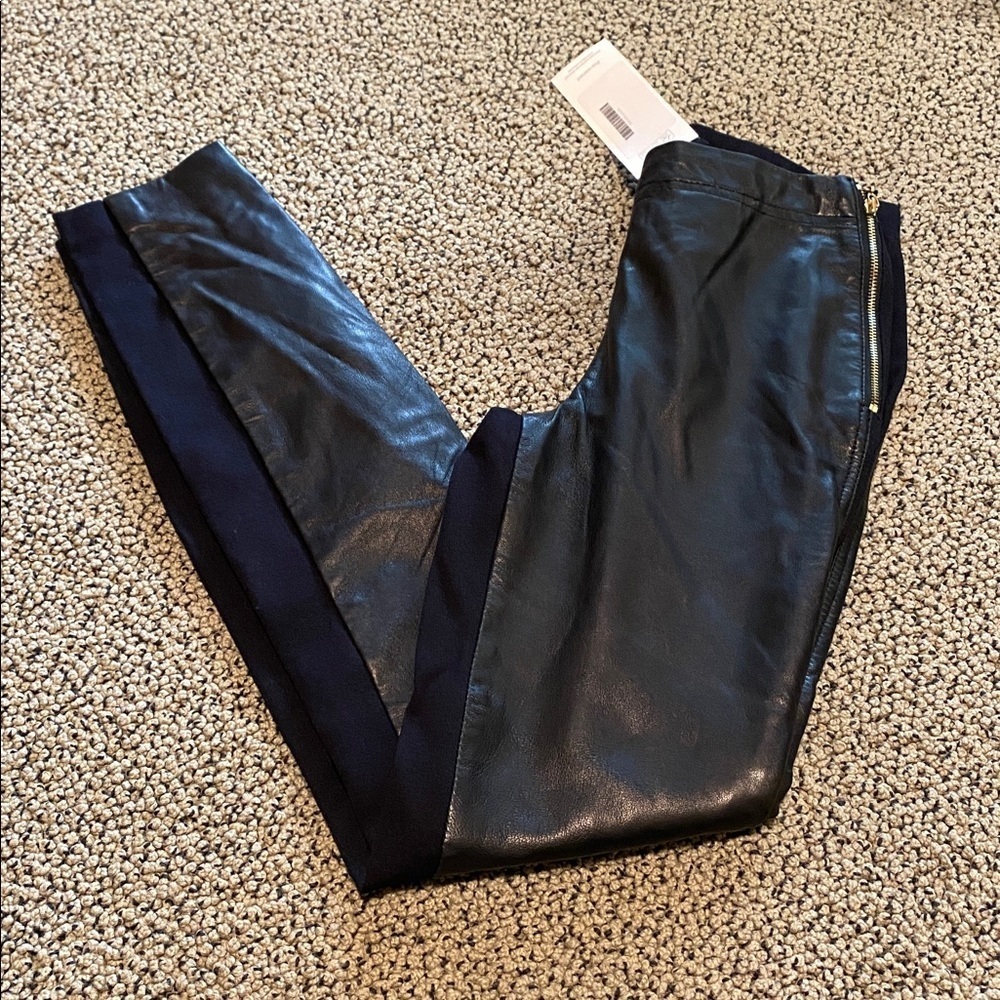 Marciano Black Leather Skinny Pants Size 0